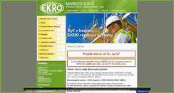 Desktop Screenshot of mareco.sk