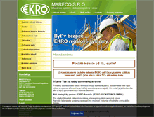 Tablet Screenshot of mareco.sk